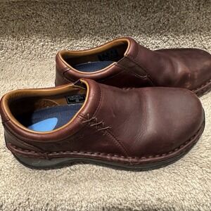 Red Wing Women's 6B Brown Leather Slip On Work Shoes ASTM SD EH Extra Insoles